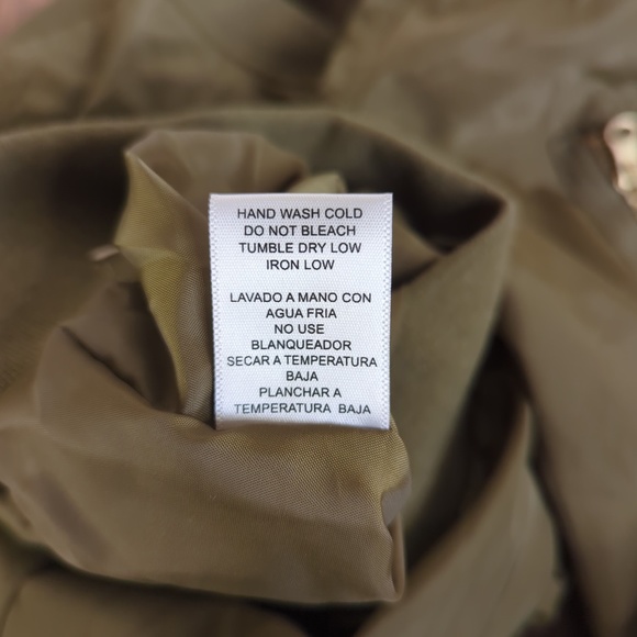 Love Tree Olive Green Floral Embroidered Bomber Jacket - Picture 16 of 16